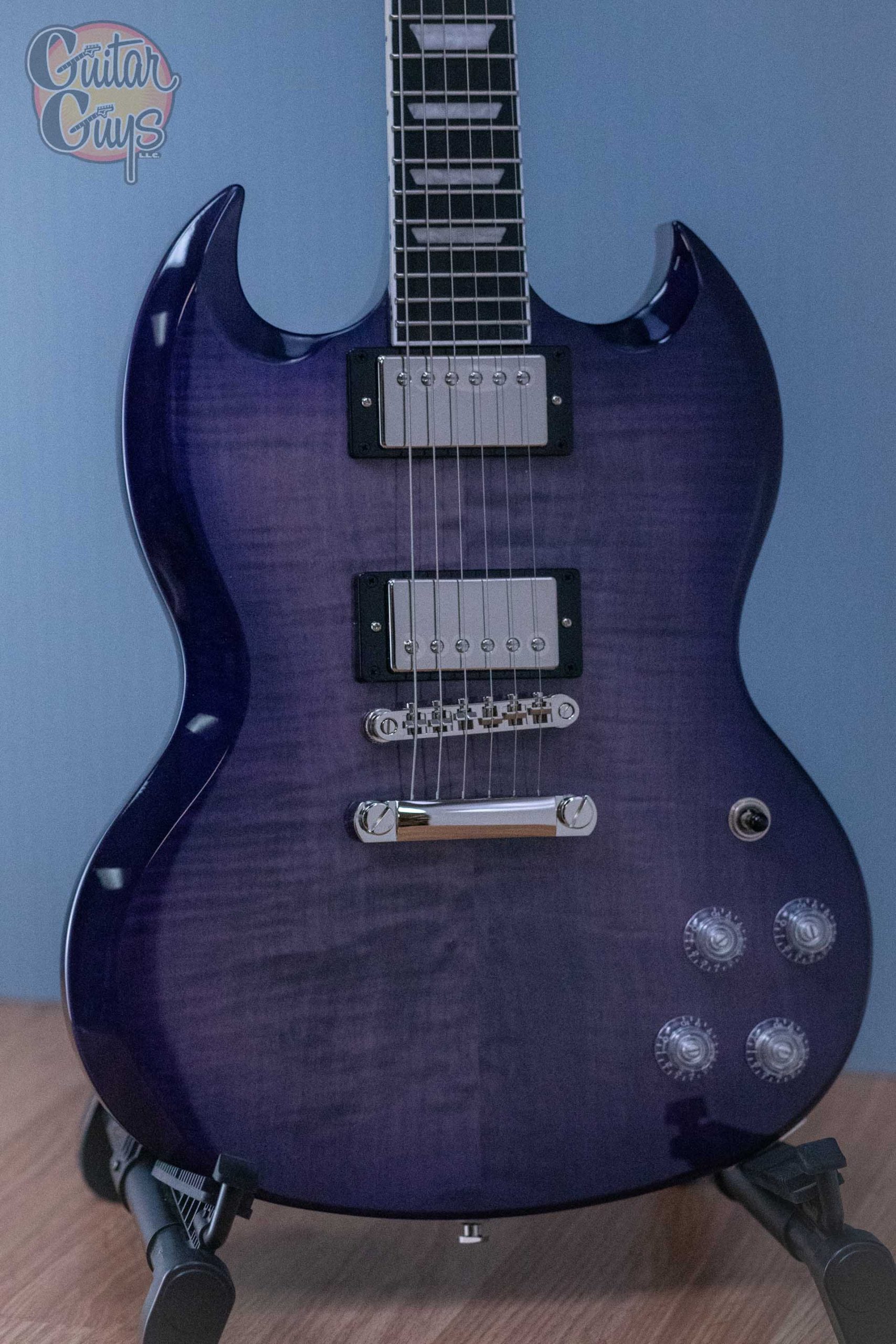 Epiphone SG Modern Figured Purple Burst - Guitar Guys