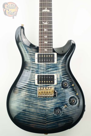 PRS Custom 24 Piezo 10 Top Faded Whale Blue Wraparound Smokeburst