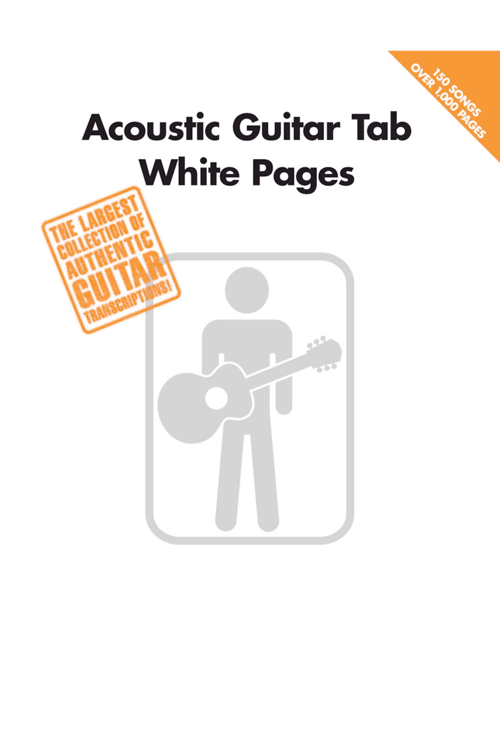 Hal Leonard Acoustic Guitar Tab White Pages