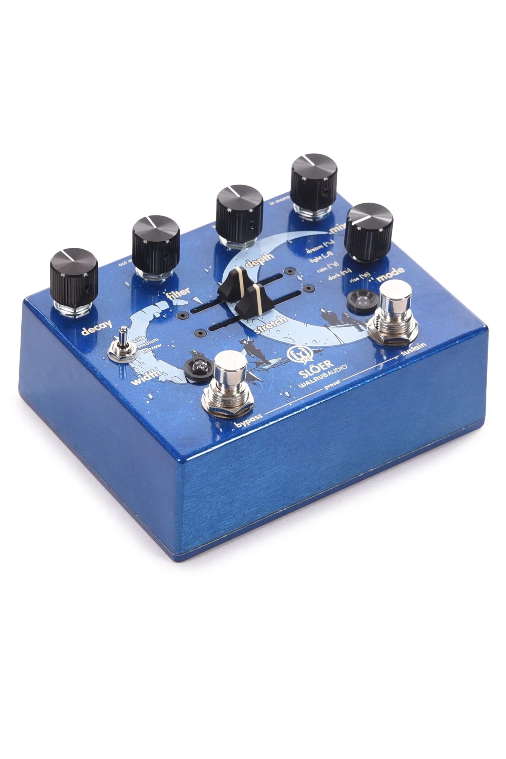 Walrus Audio SLOER Stereo Ambiant Reverb Blue - Image 2
