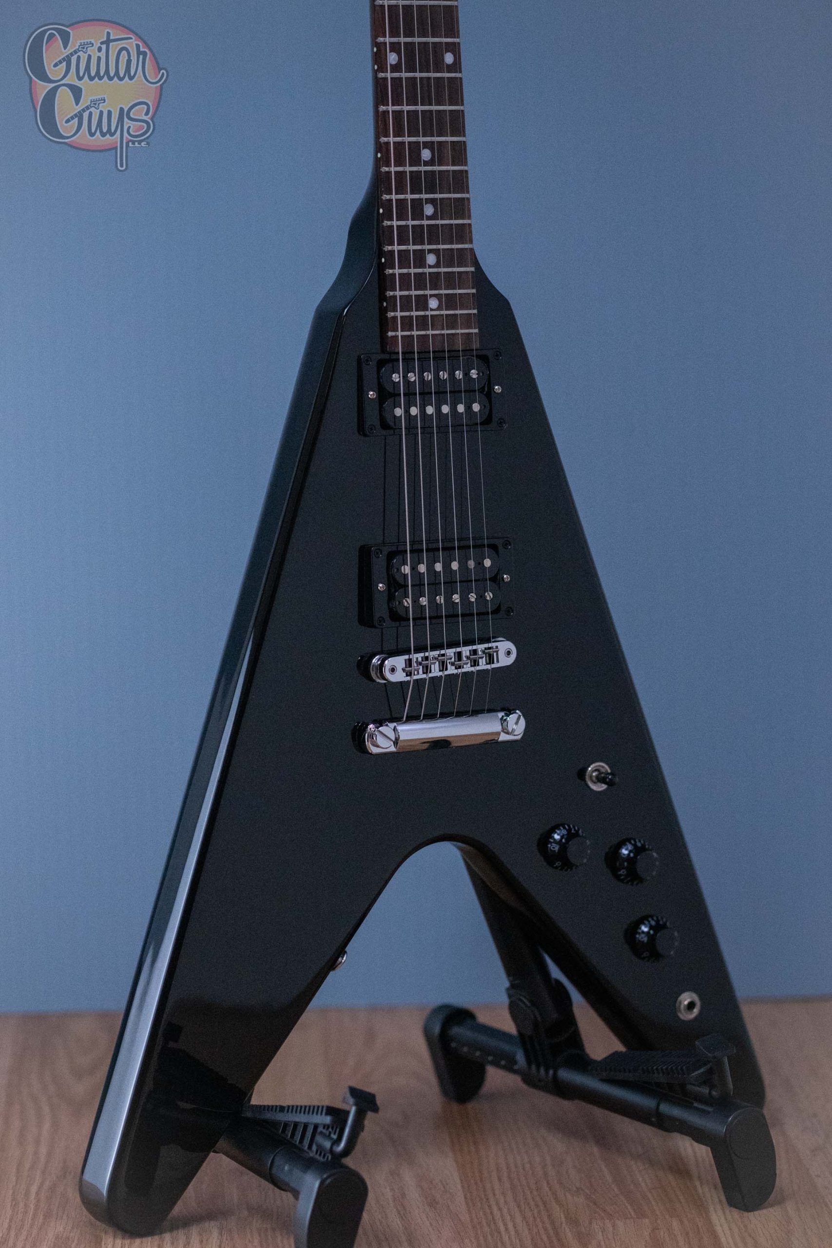 Gibson 80s Flying V Ebony - Guitar Guys