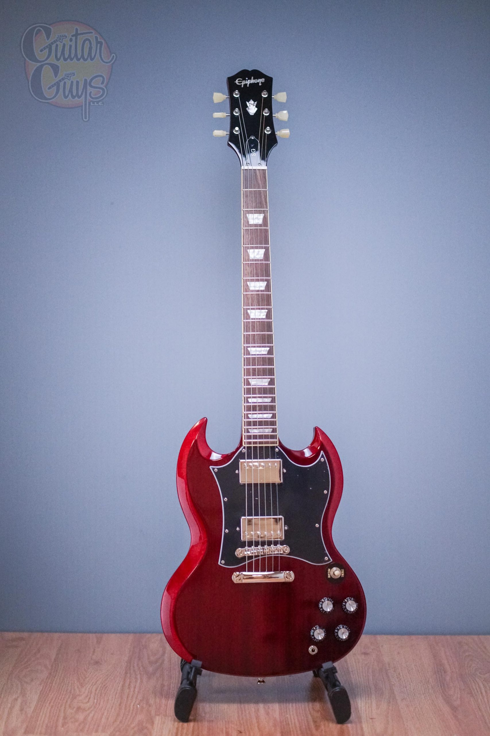 Epiphone　SG Standard　Cherry　新品弦に交換済み！ Epiphone SG Standard Cherry B-Stock – United States