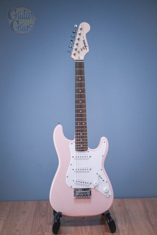 Squier MINI STRATOCASTER (Shell Pink) - Guitar Guys