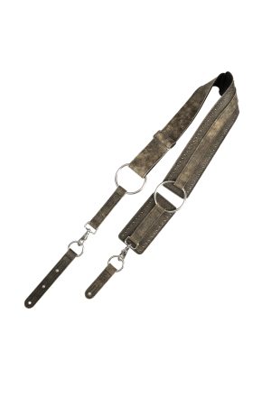 Levy's MDST15BC-BLK Baldric Leather Guitar Strap