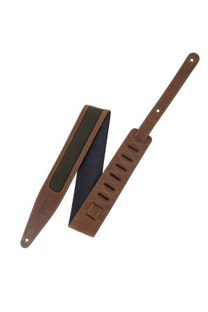 Levy's M317TRI-BRN-GRN Crazy Horse Leather Strap