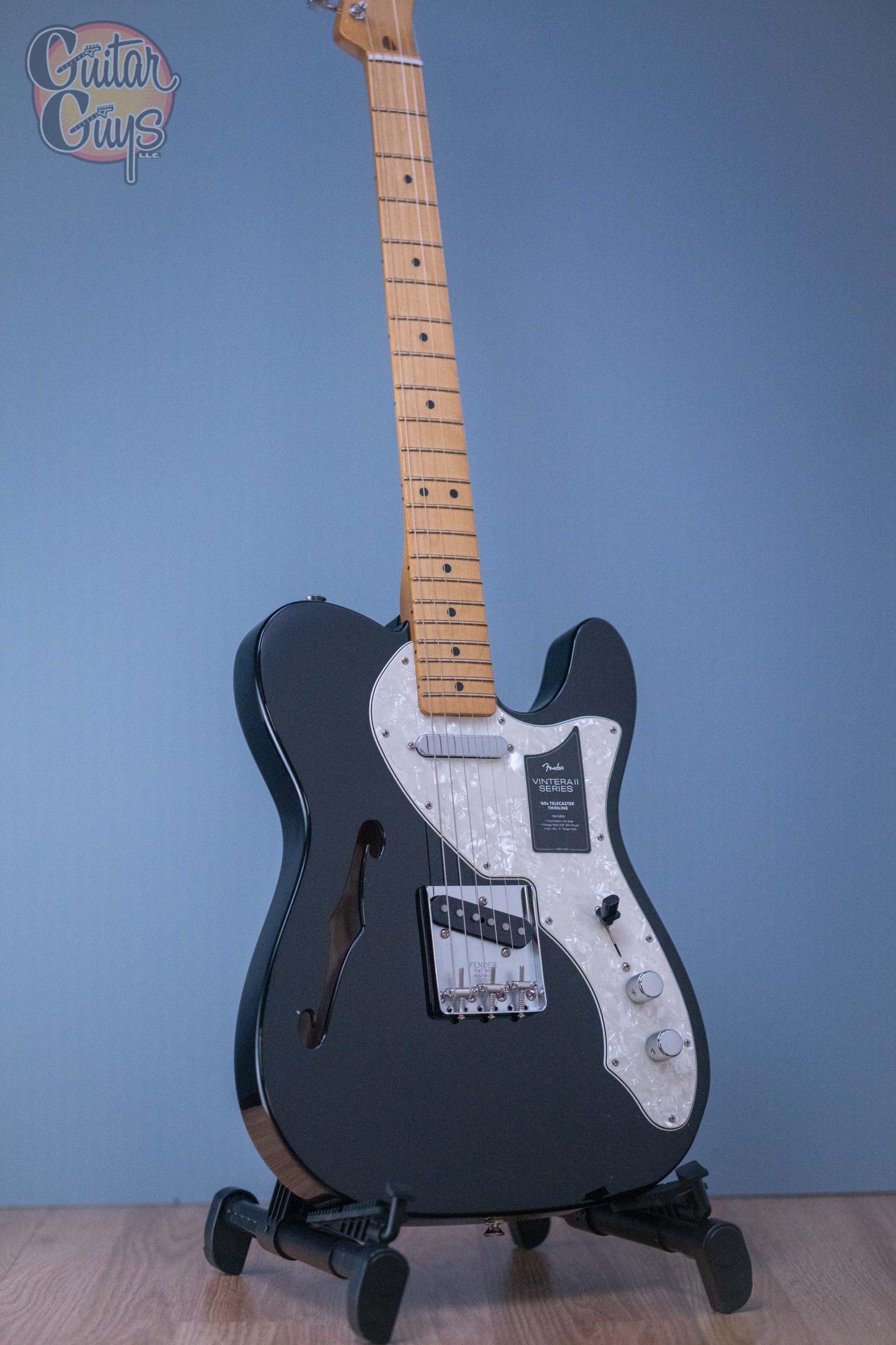 Fender Vintera II '60s Telecaster Thinline MN Black - Guitar