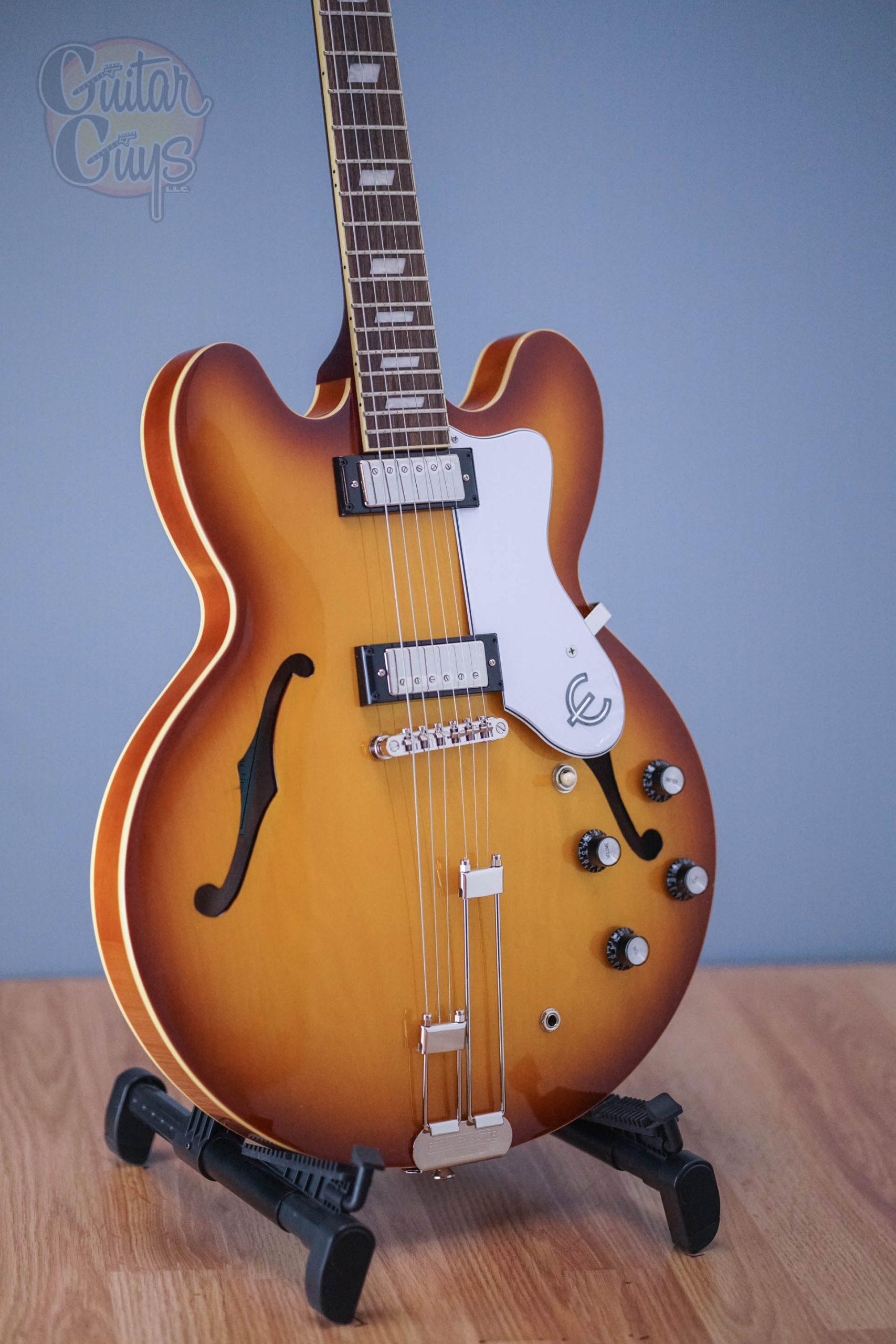 Epiphone Riviera Frequensator Tailpiece Royal Tan - Guitar Guys