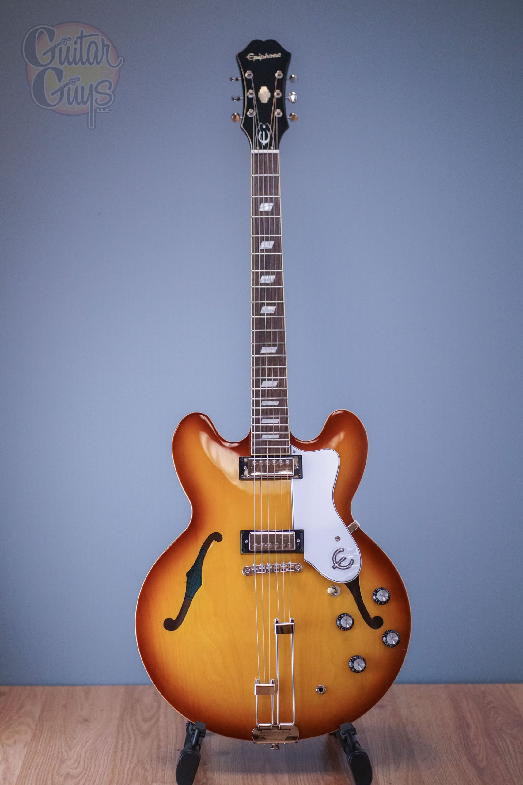 Epiphone Riviera Frequensator Tailpiece Royal Tan - Guitar Guys