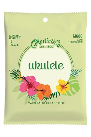 Martin M600 Clear Fluorocarbon Soprano/Concert Ukulele