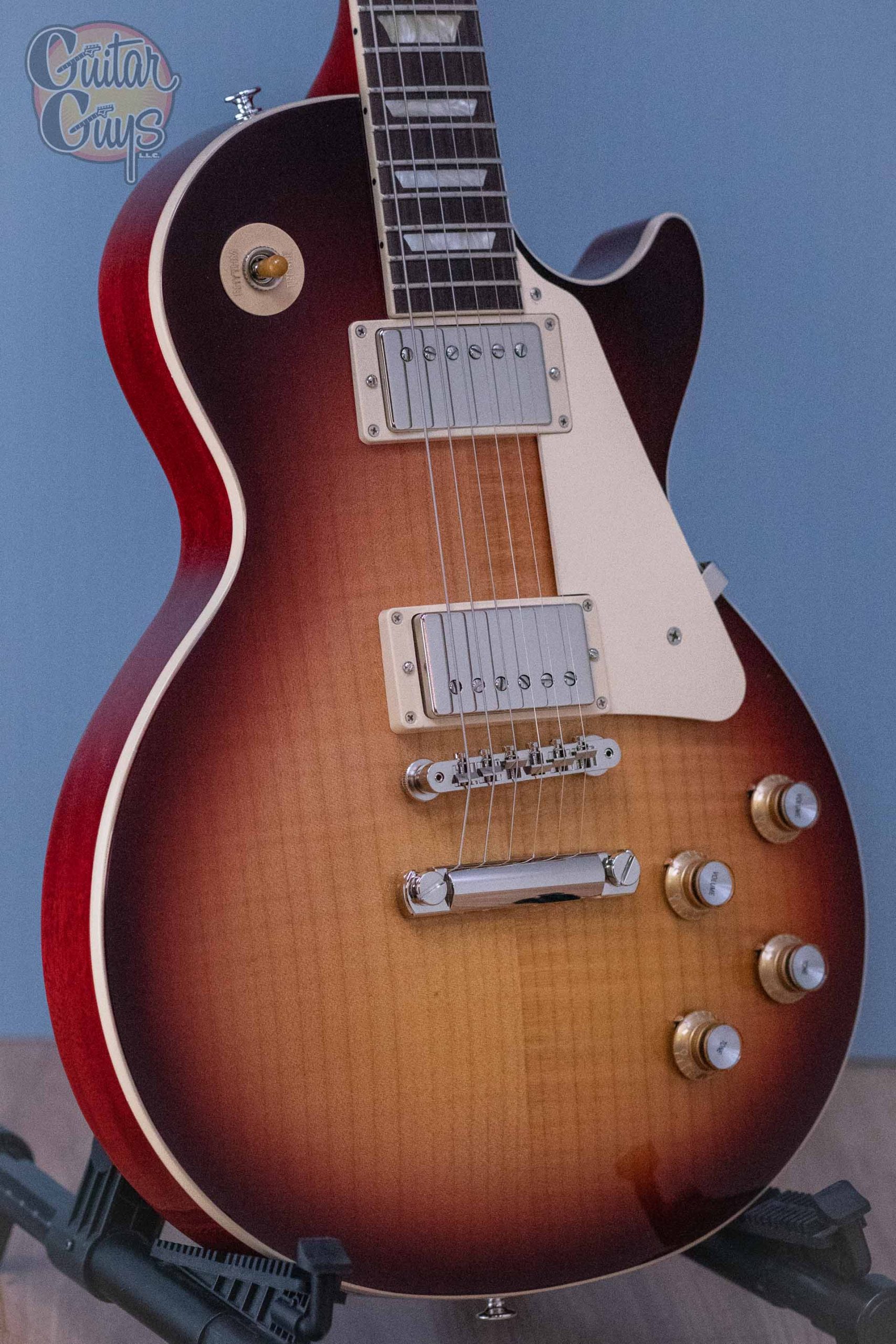Gibson Les Paul Standard 60s Figured Top Bourbon Burst - Image 3