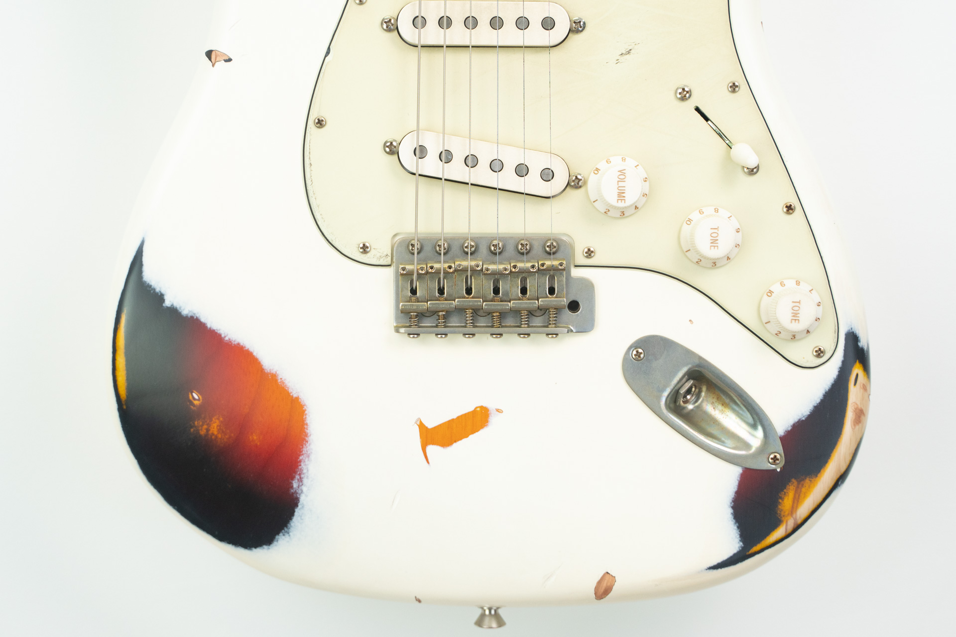 Nash S-63 Olympic White Over 3 Tone Burst Heavy Aging
