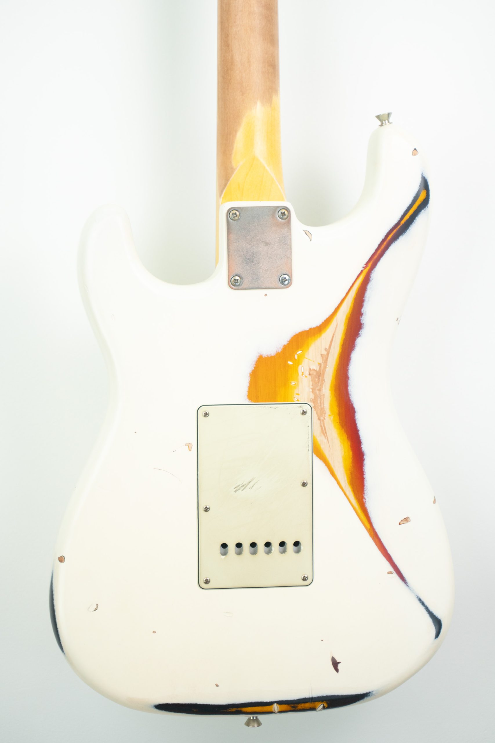 Nash S63 Guitar, Olympic White, Light Aging | Humbucker Music