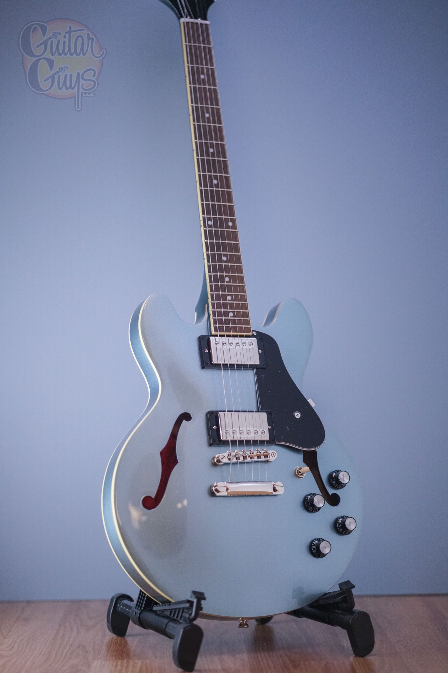 廃盤 超美品 Epiphone ES-339 Pelham Blue エピフォン Epiphone ES-339 Pelham Blue - Guitar Guys