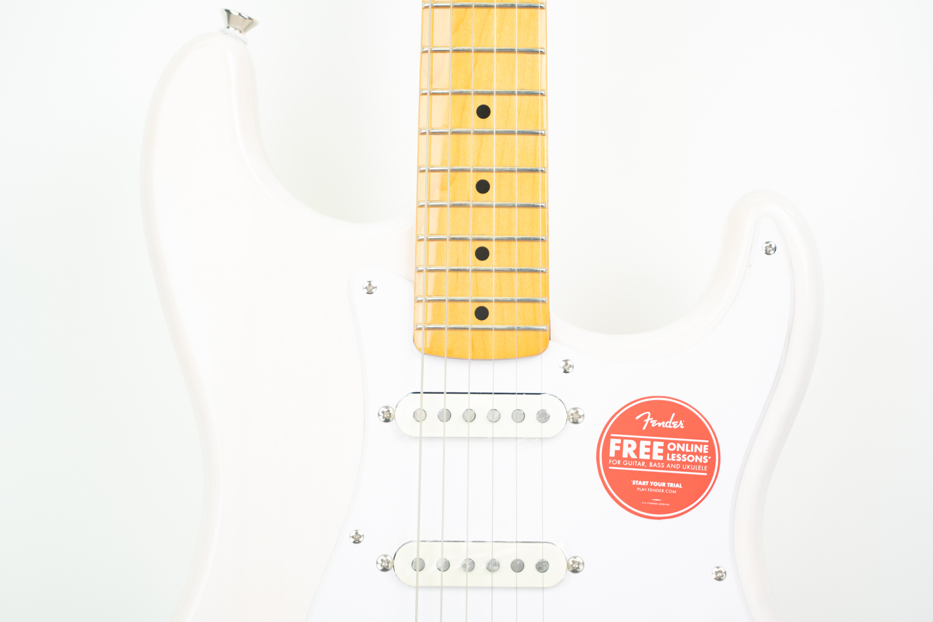 Squier CLASSIC VIBE '50S STRATOCASTER (White Blonde) - Image 3