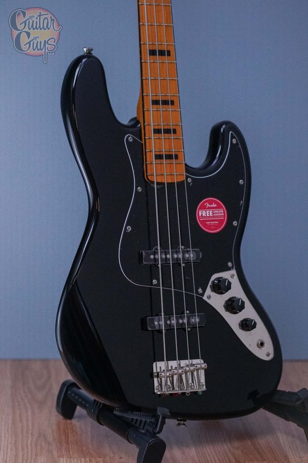 Squier Classic Vibe ’70s Jazz Bass Squier CLASSIC VIBE '70S JAZZ BASS (Black) - Guitar Guys