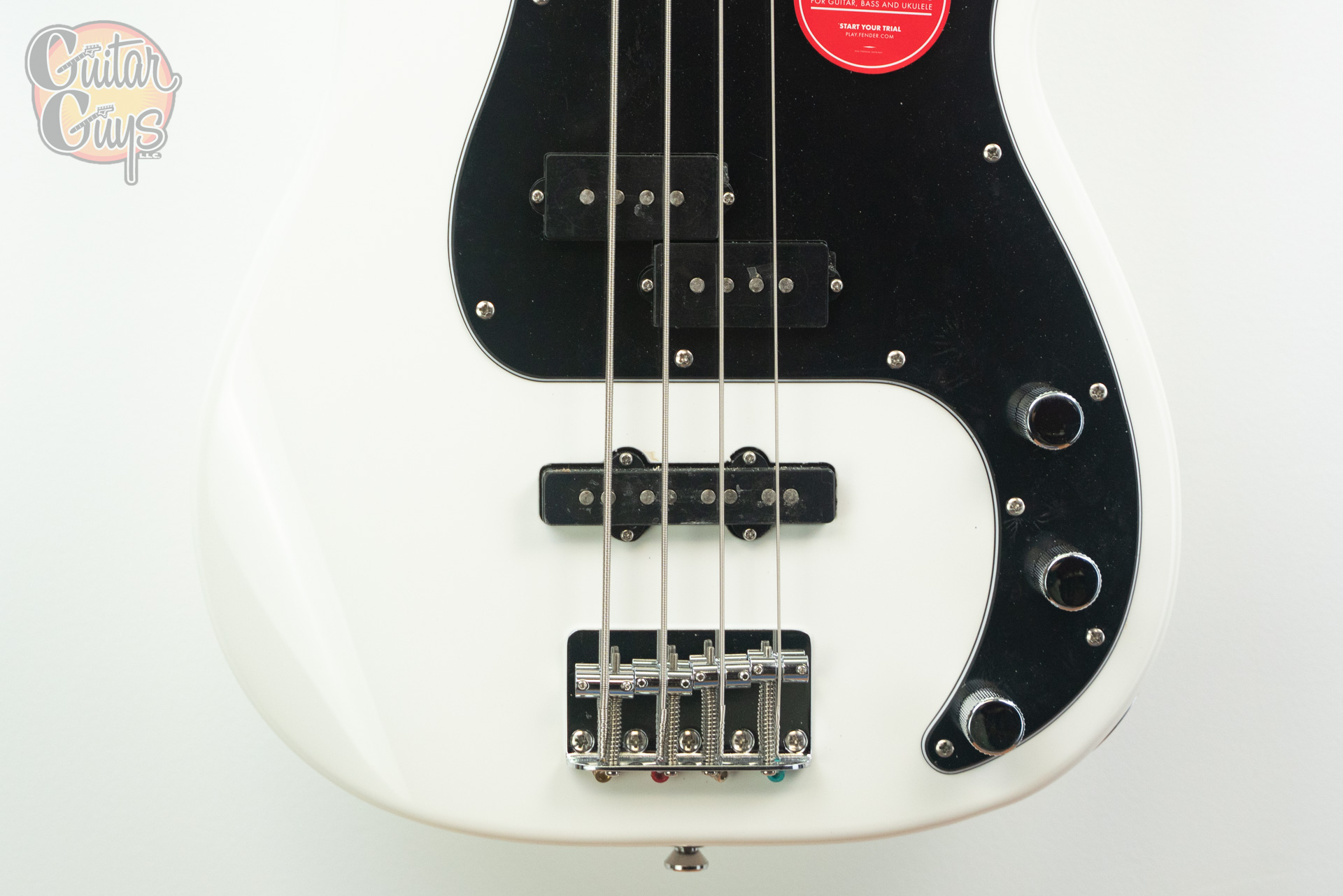 Squier Affinity Series Precision Bass PJ MF Olympic White - Image 4