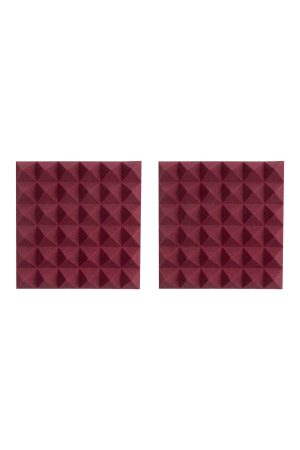 Gator Acoustic Foam Panel 2-Pack Burgundy