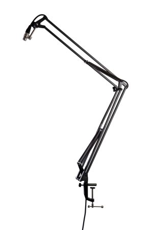 Gator Frameworks Desk-Mounted Broadcast Microphone Boom Stand