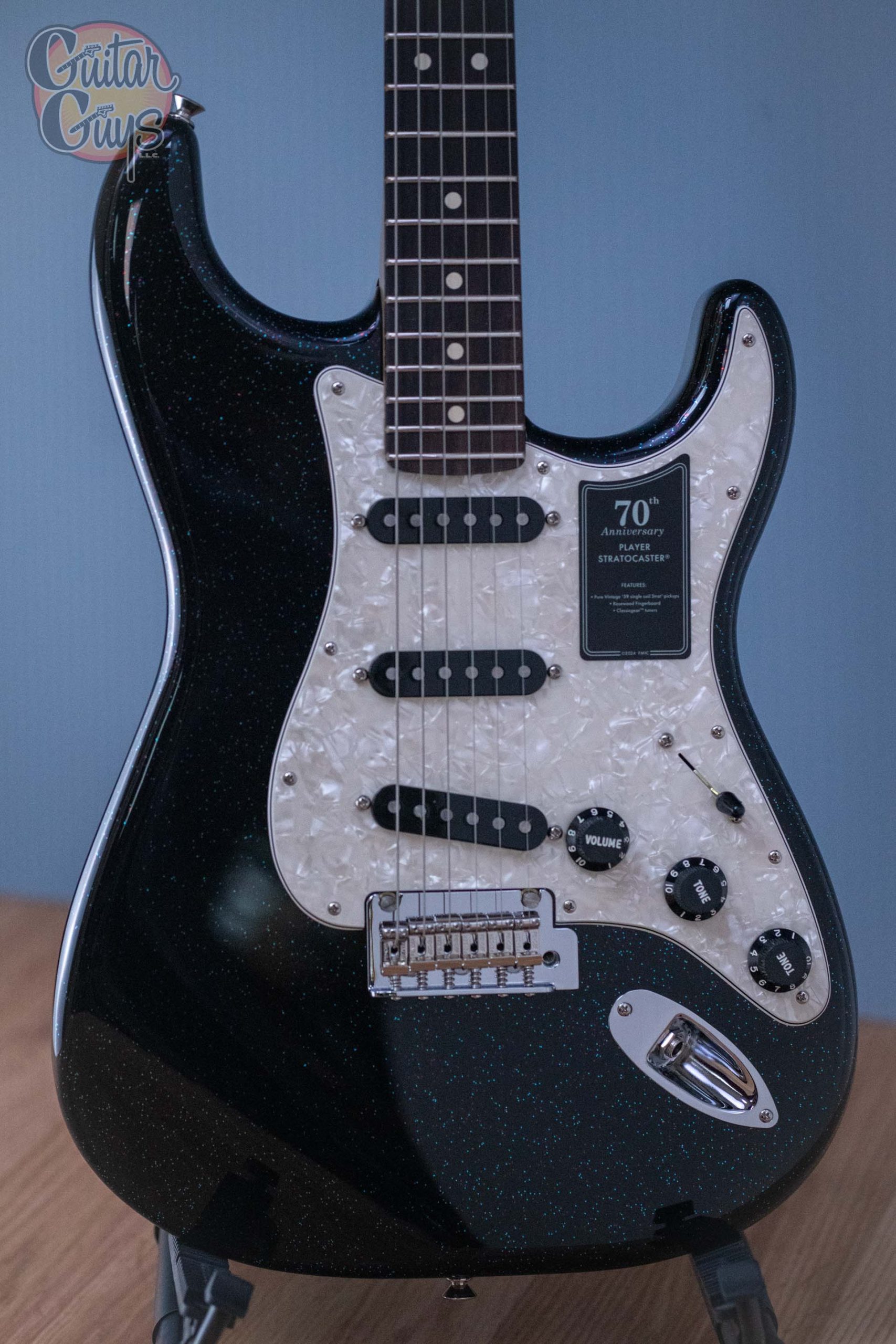 Fender 70th Anniversary Player Stratocaster Nebula Noir