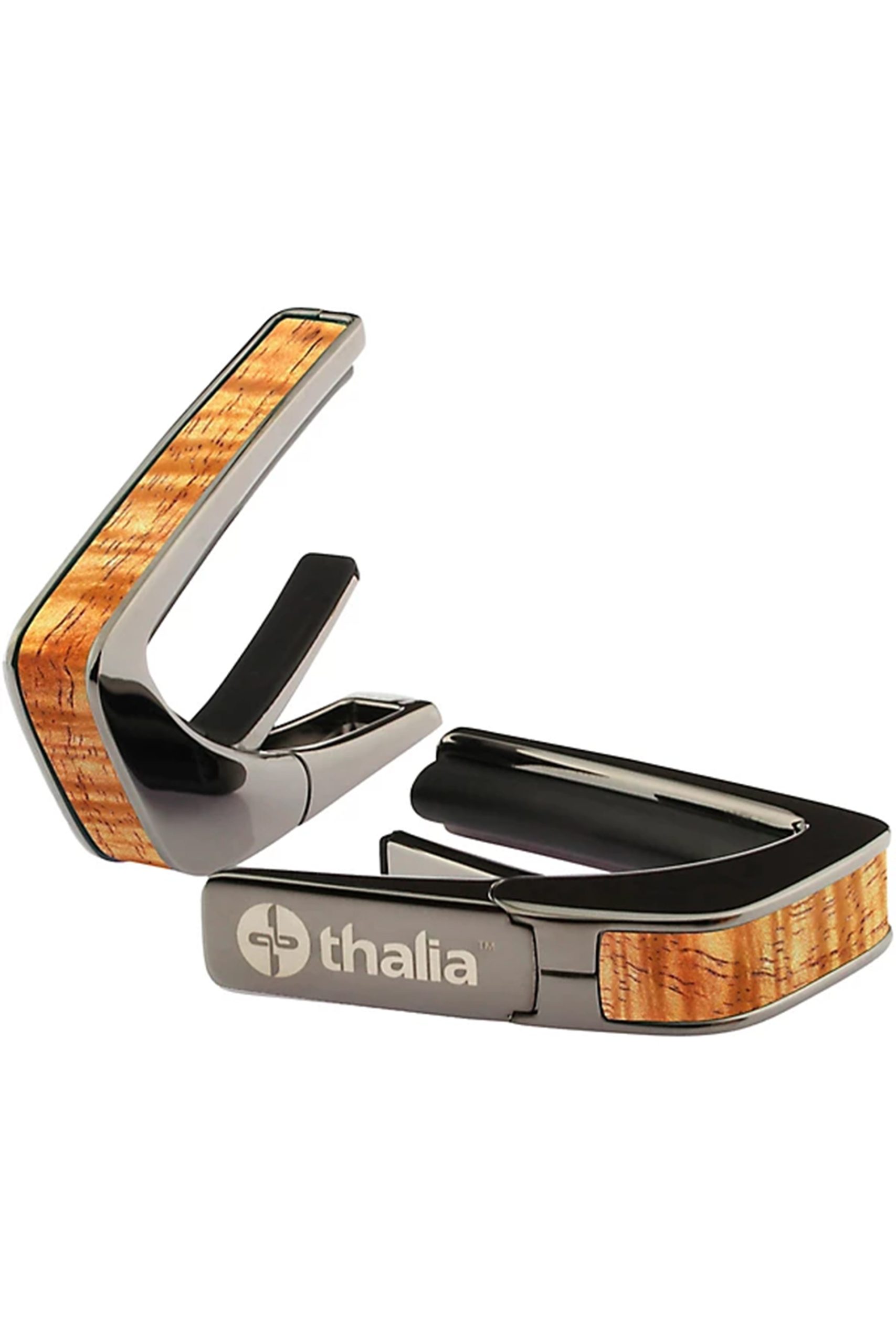 Thalia Black Chrome with AAA Hawaiian Koa Inlay