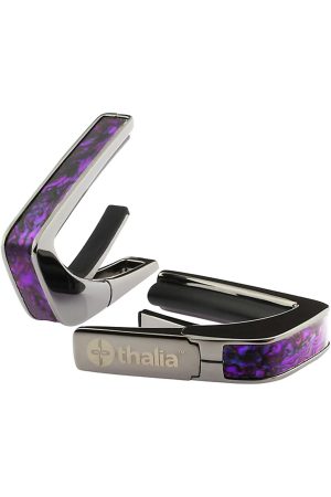 Thalia Black Chrome with Purple Paua Inlay