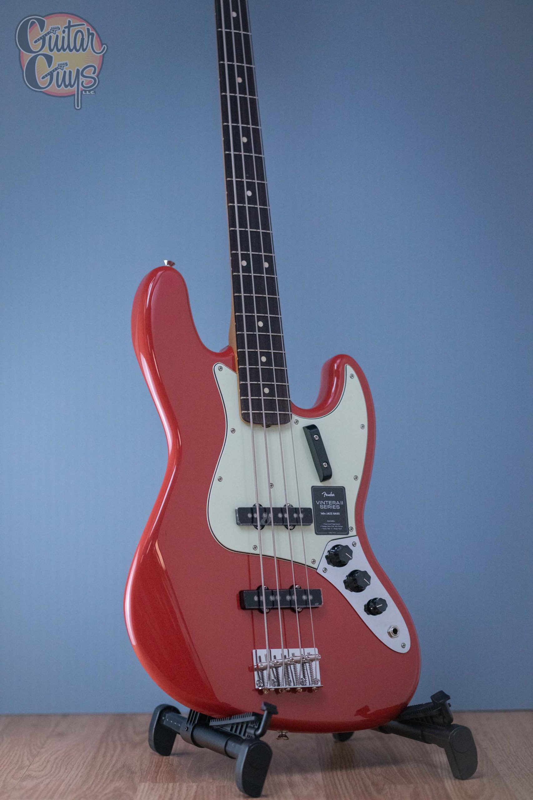 Fender Vintera II '60s Jazz Bass RW Fiesta Red - Guitar Guys