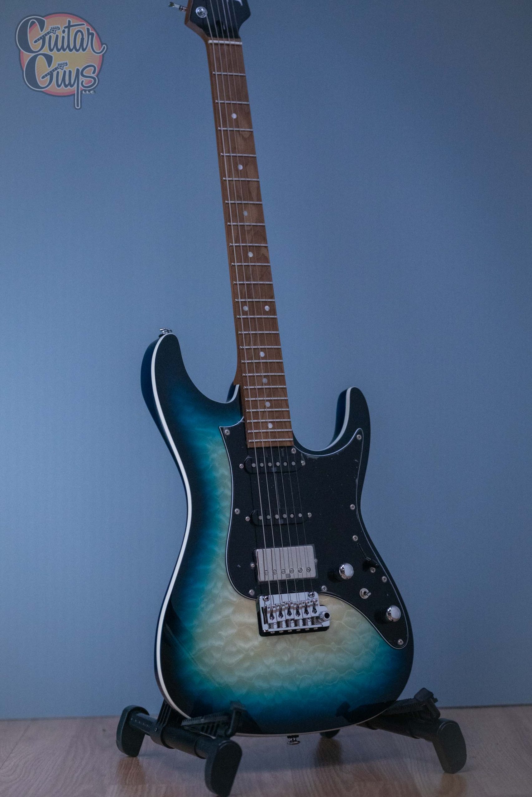 Ibanez Premium AZ24P1QMDOB Deep Ocean Blonde