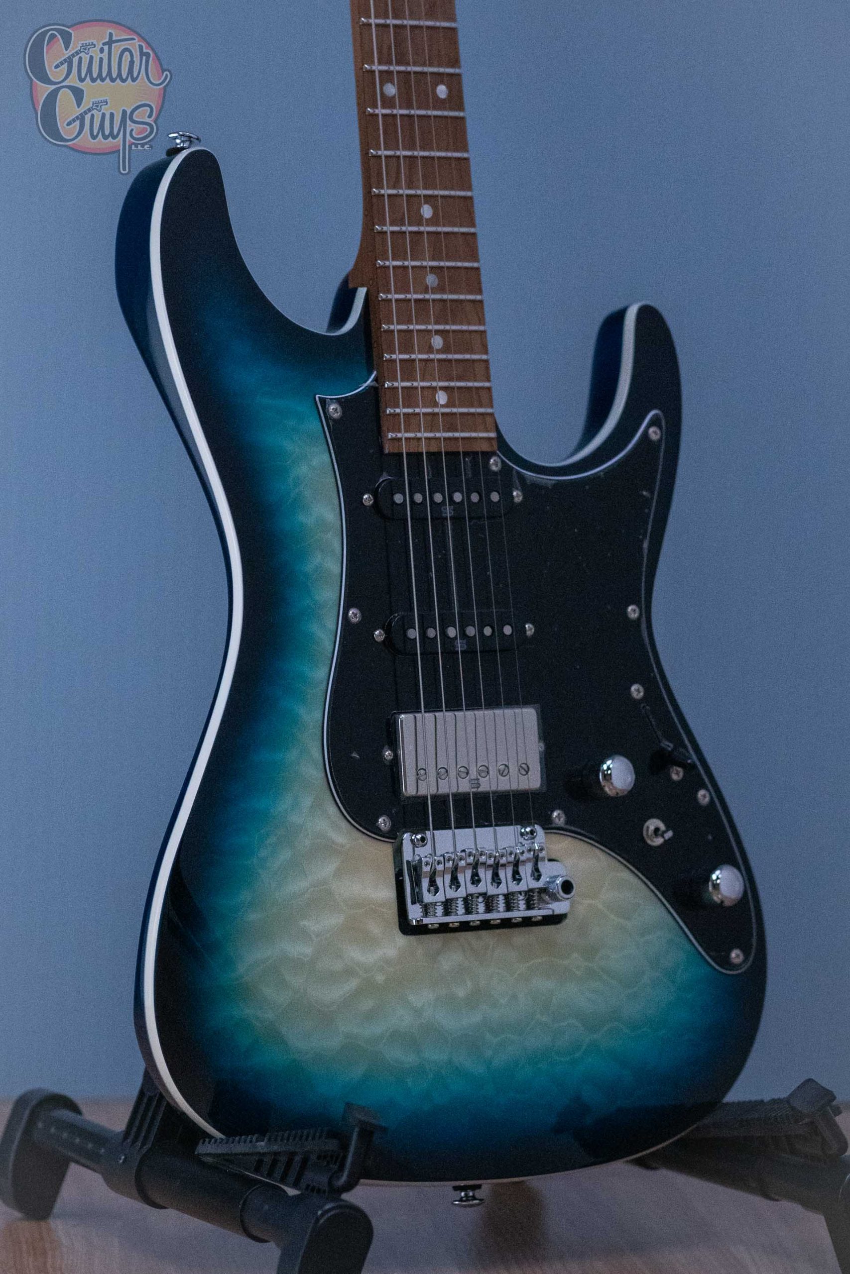 Ibanez Premium AZ24P1QMDOB Deep Ocean Blonde - Image 3
