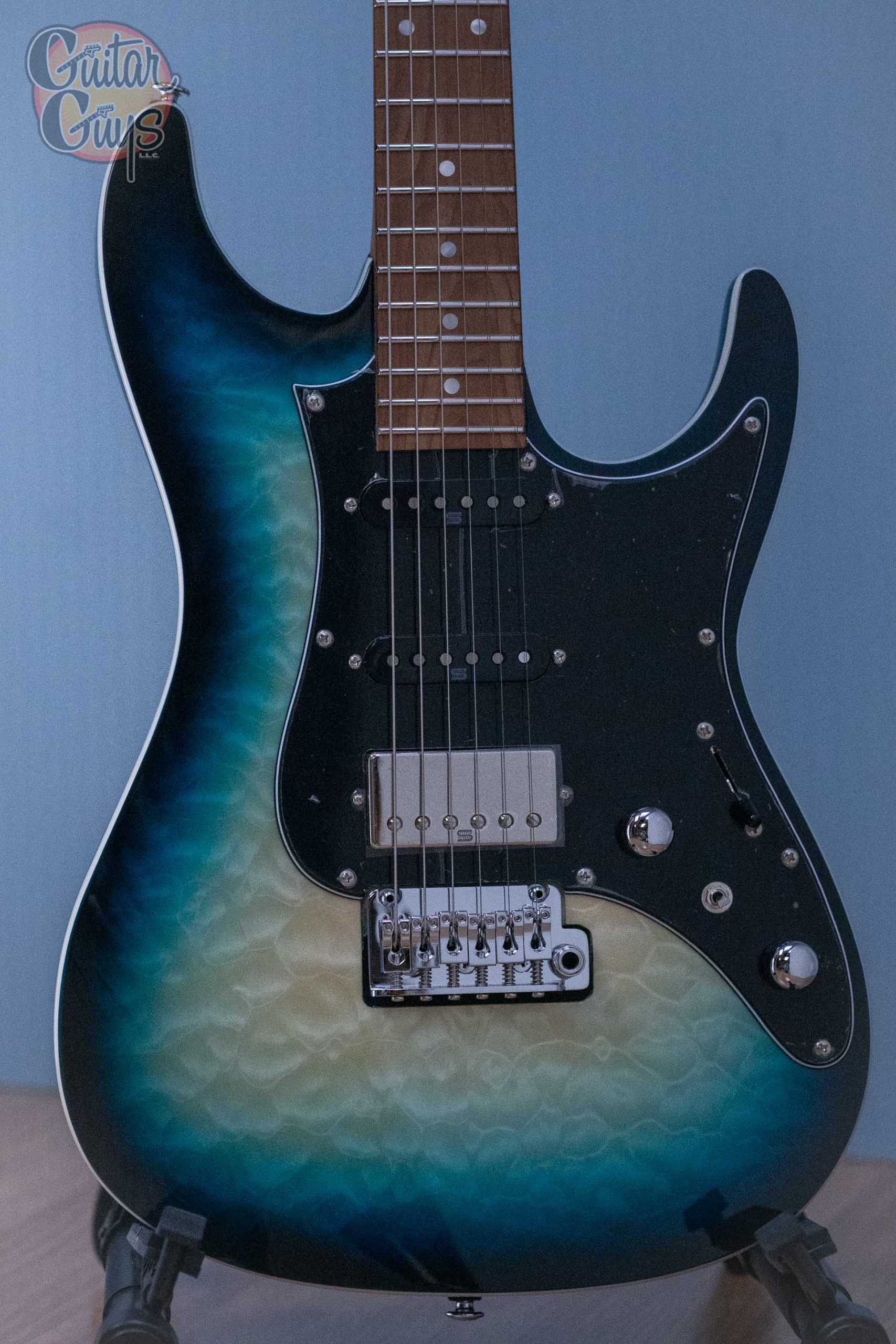 Ibanez Premium AZ24P1QMDOB Deep Ocean Blonde - Image 4