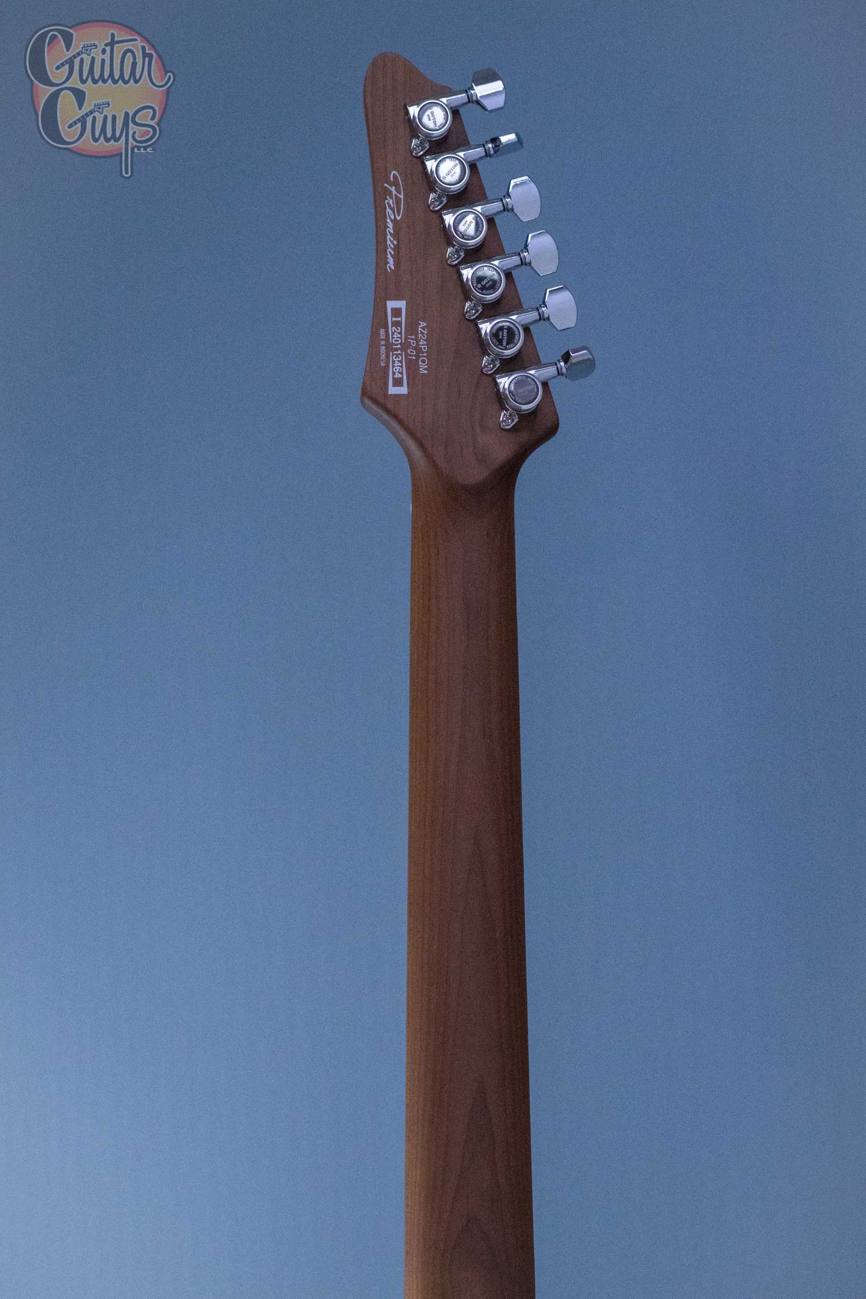 Ibanez Premium AZ24P1QMDOB Deep Ocean Blonde - Image 5