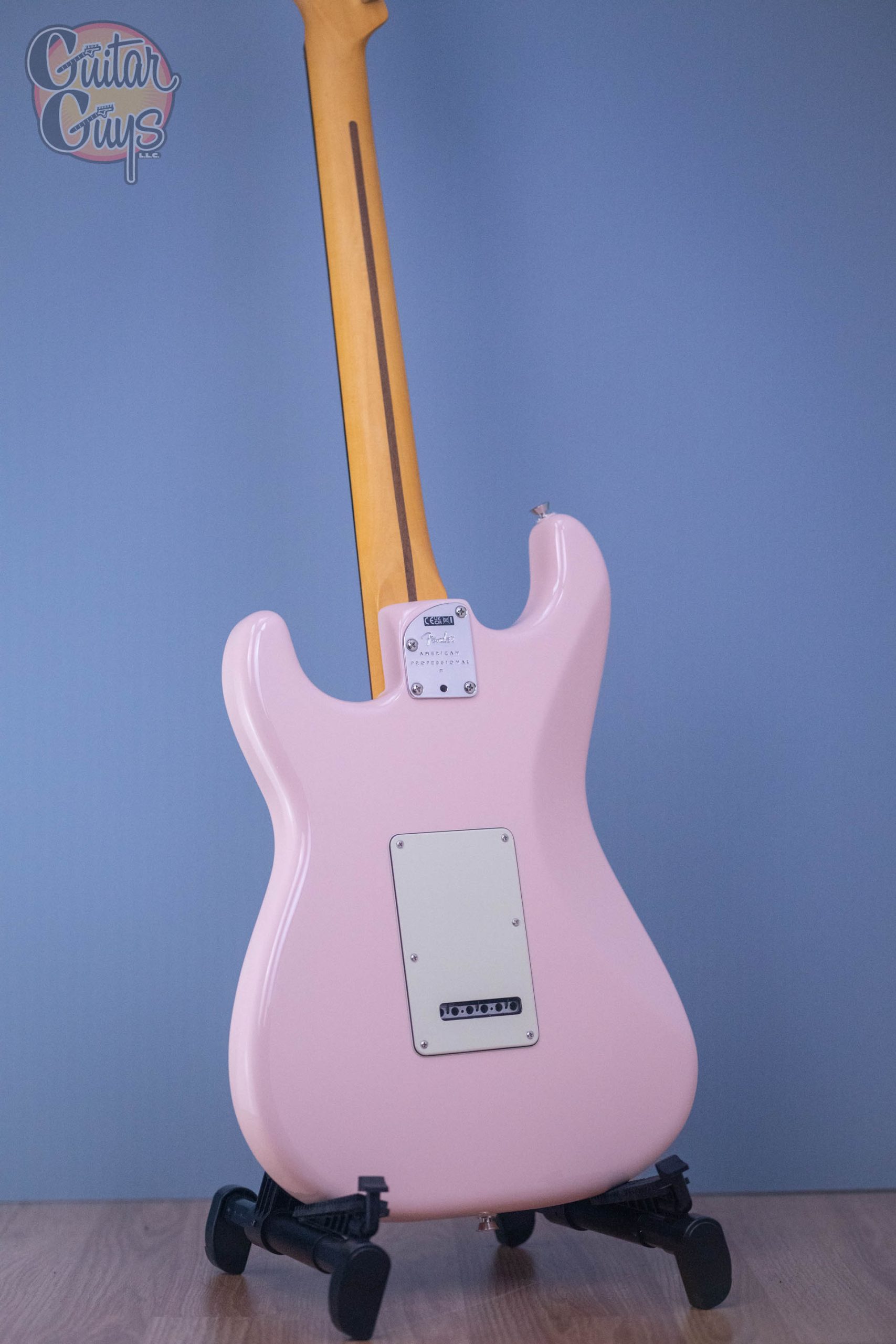 Fender Limited Edition American Professional II Stratocaster Shell Pink with Matching Headstock - Image 8