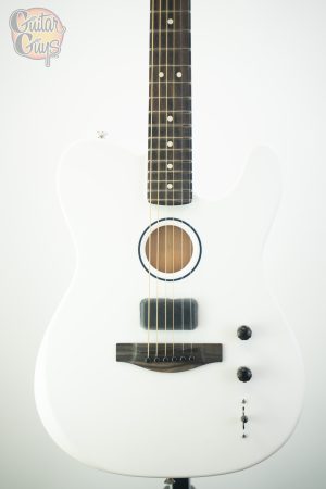 Fender Limited Edition Finneas American Acoustasonic Telecaster Satin Arctic White