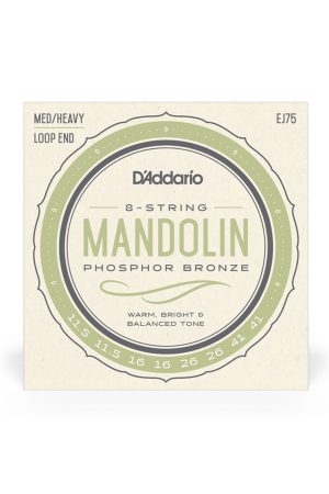 D'Addario EJ75 Mandolin Medium/Heavy