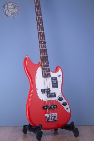 Fender Player II Mustang Bass PJ Coral Red
