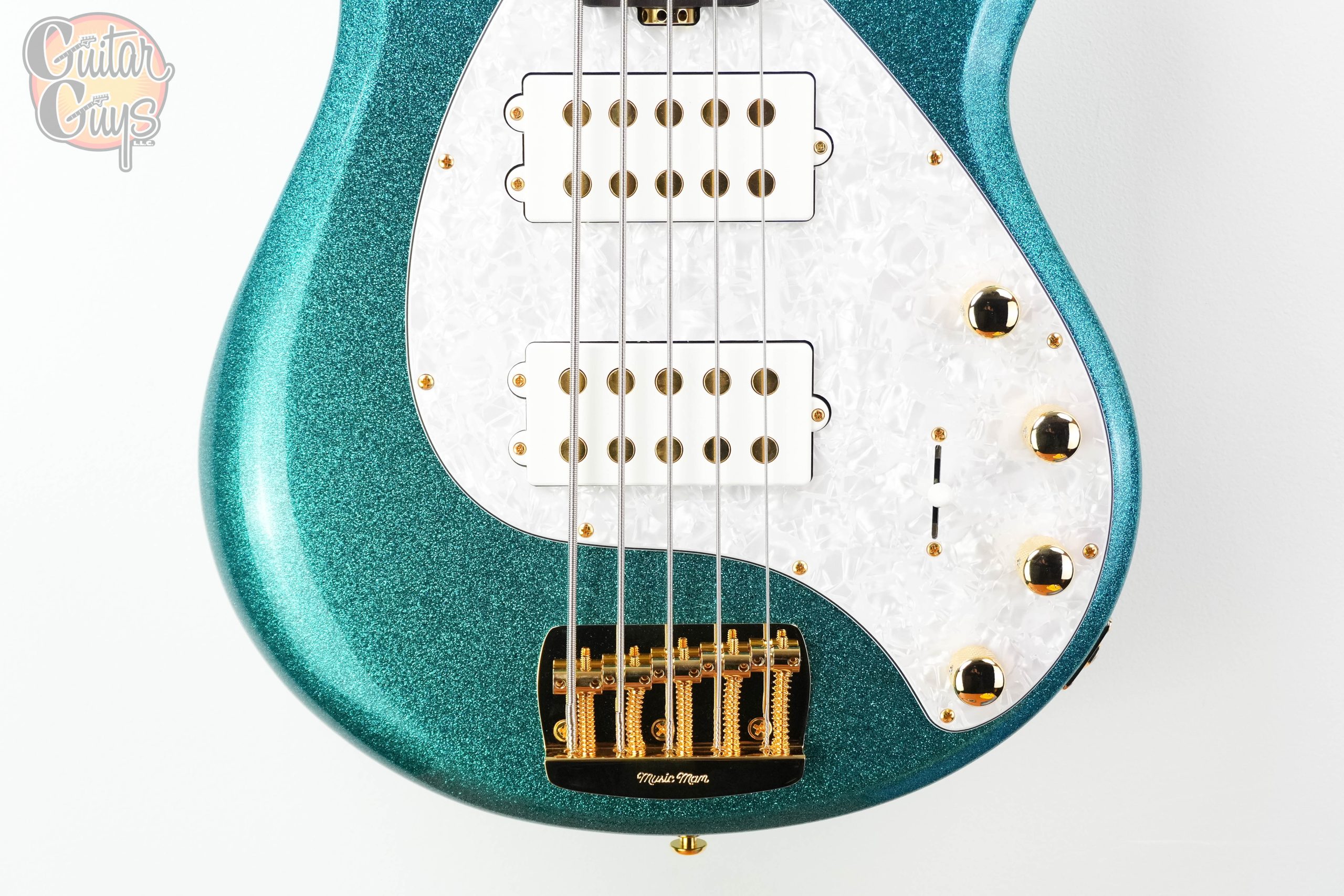 Ernie Ball Music Man StingRay Special 5 HH Ocean Sparkle - Image 3