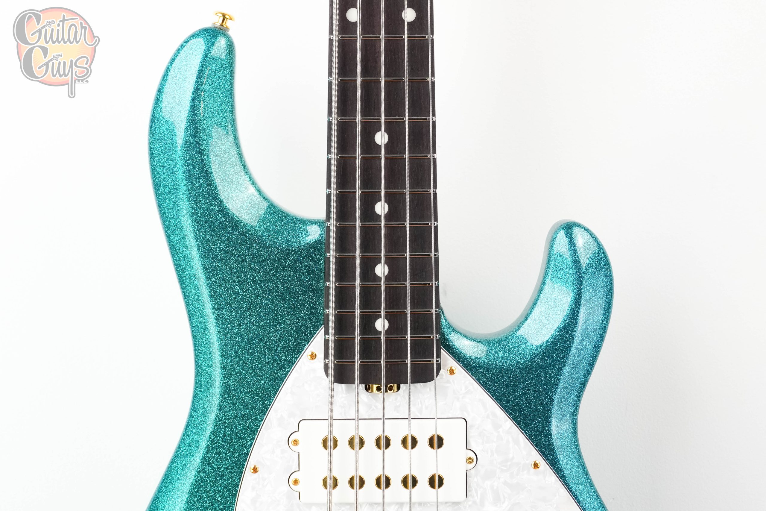 Ernie Ball Music Man StingRay Special 5 HH Ocean Sparkle - Image 4