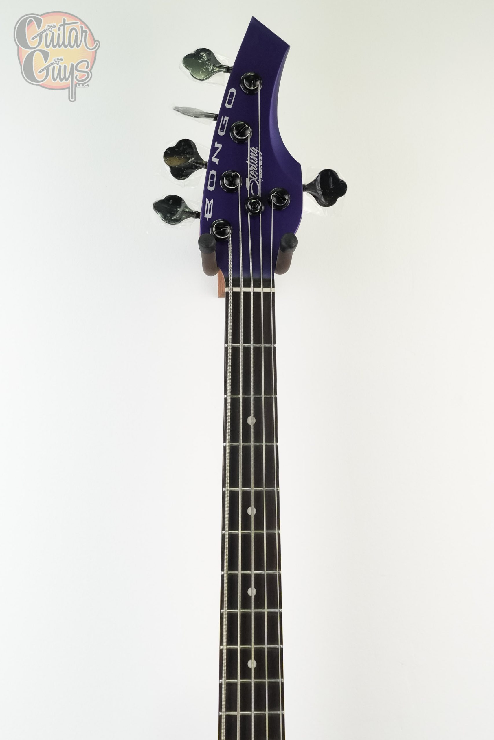 Sterling by Music Man Bongo 5 Firemist Purple Satin - Guitar Guys