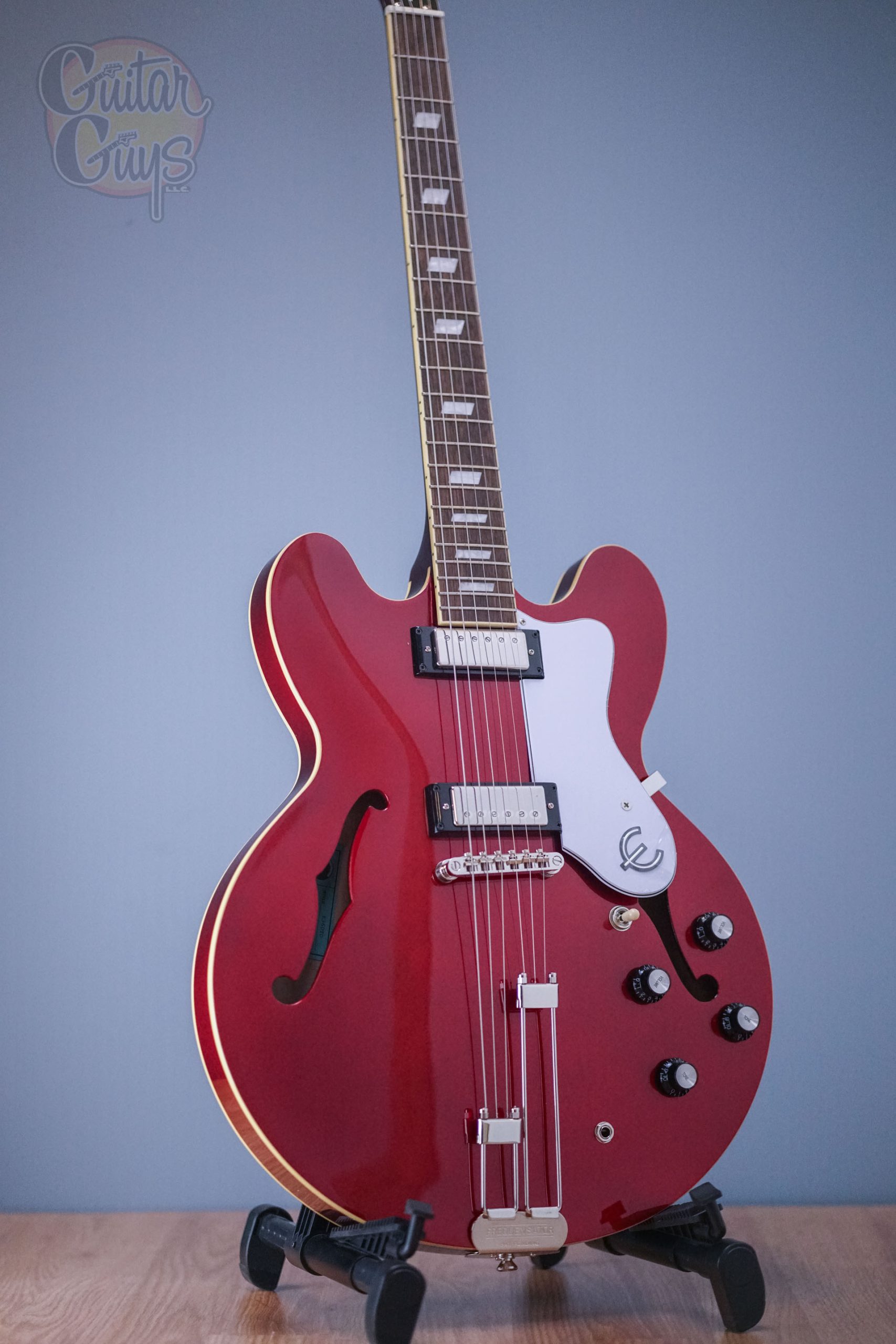 Epiphone Riviera Frequensator Tailpiece Sparkling Burgundy