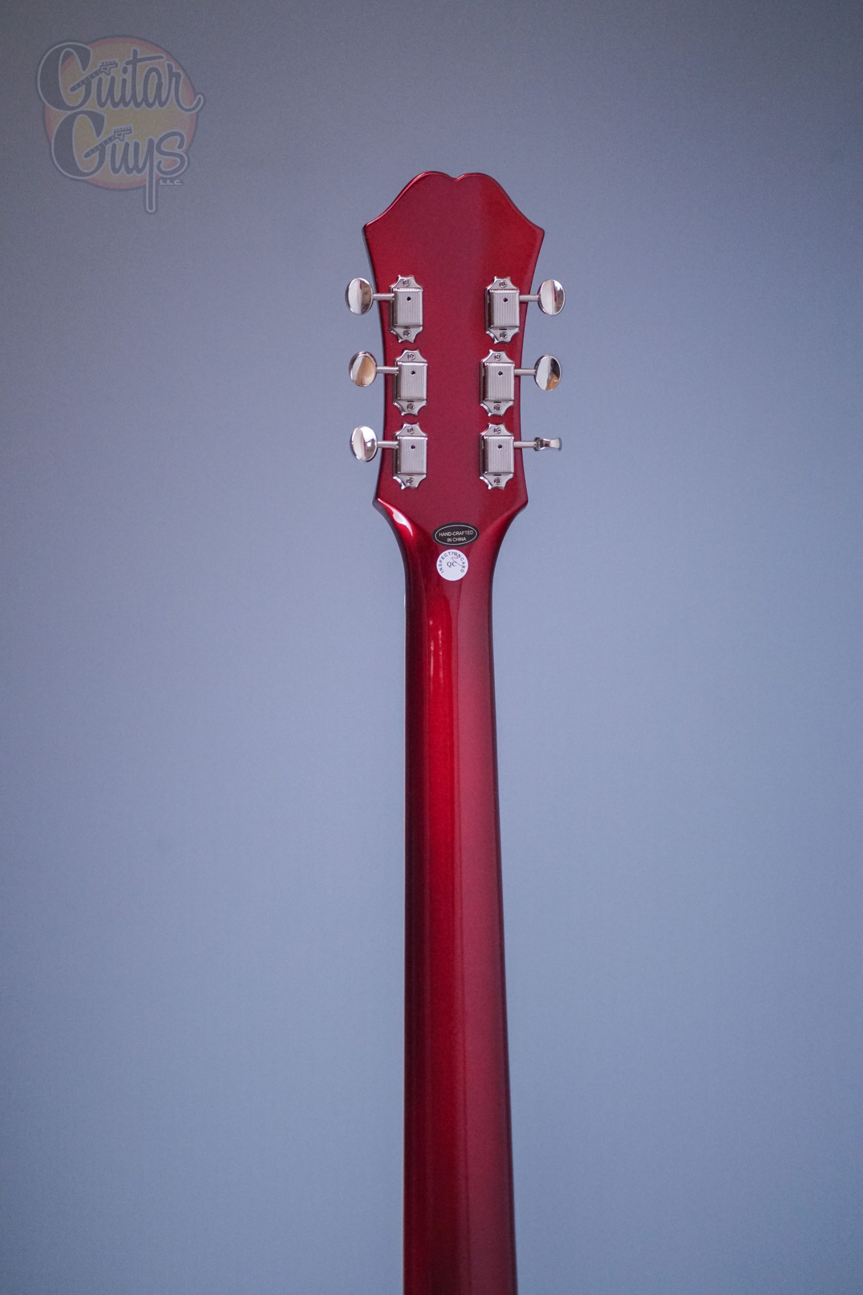【美品】RivieraCH(Peerles製Frequensator) Epiphone Riviera (Frequensator Tailpiece) Sparkling Burgundy