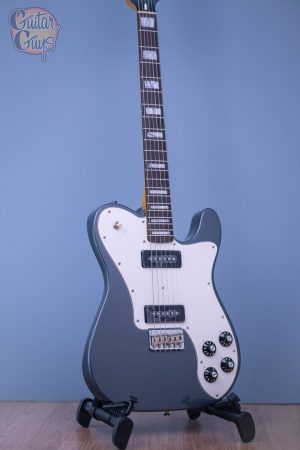 Fender Limited Edition Chris Shiflett Cleaver Telecaster Deluxe Charcoal Frost Metallic*