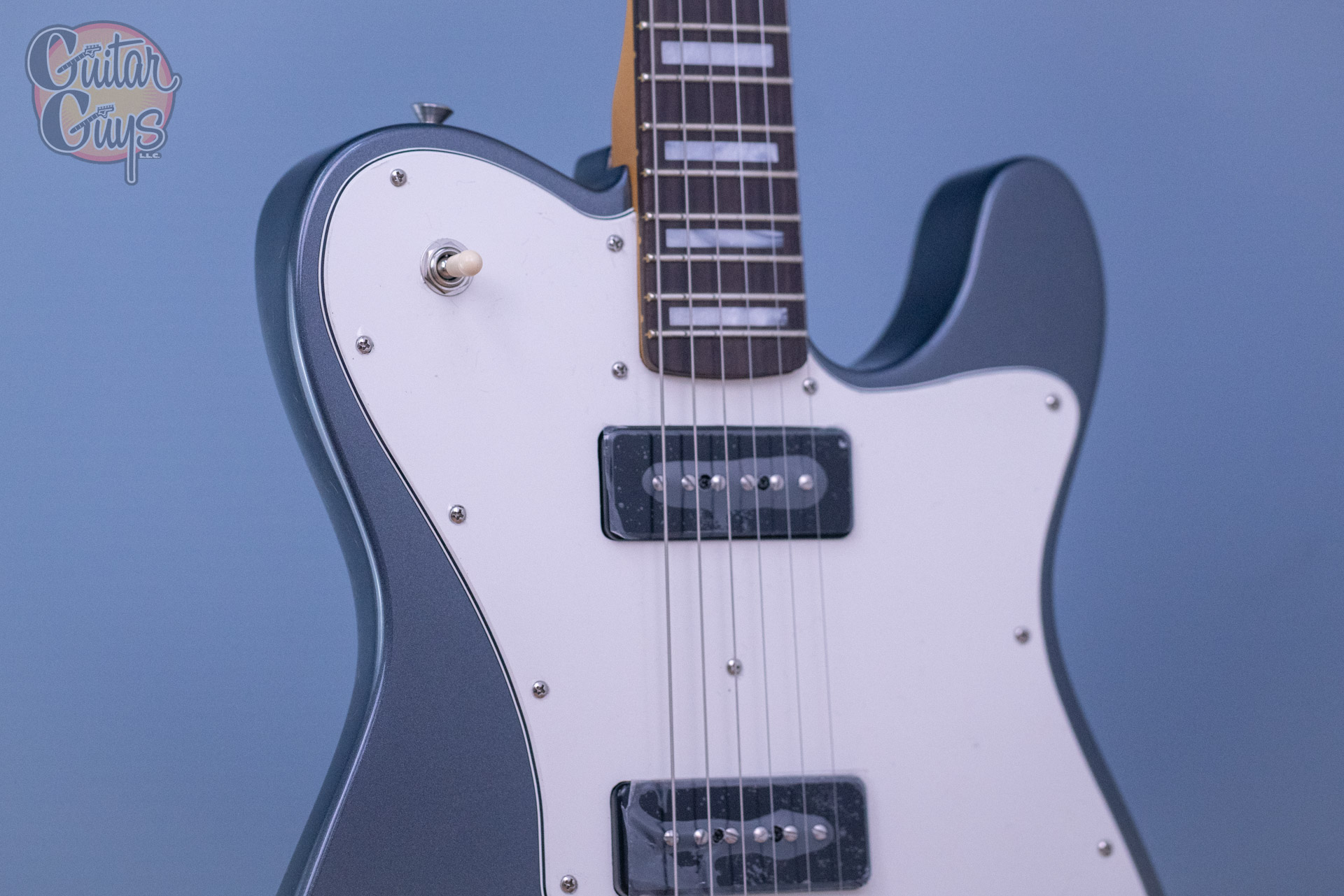 Fender Limited Edition Chris Shiflett Cleaver Telecaster Deluxe Charcoal Frost Metallic* - Image 3