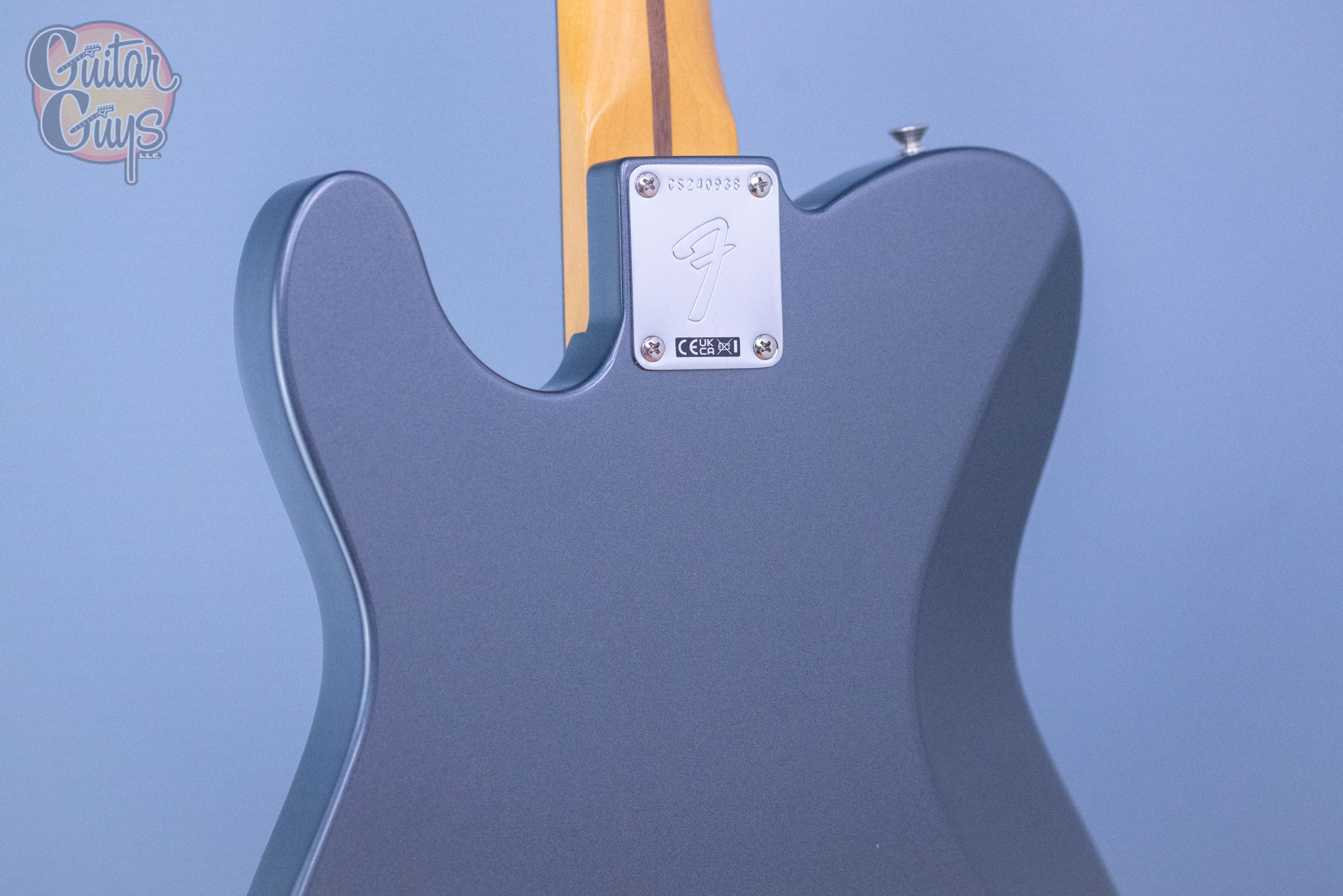 Fender Limited Edition Chris Shiflett Cleaver Telecaster Deluxe Charcoal Frost Metallic* - Image 8