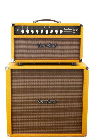Two Rock Vintage Deluxe 35w Head and 3x10 Cabninet Tweed with Fender Style Oxblood Gold Stripe Grill