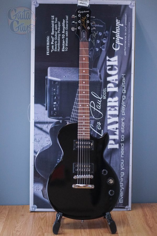 Epiphone Les Paul Player Pack Ebony - Guitar Guys