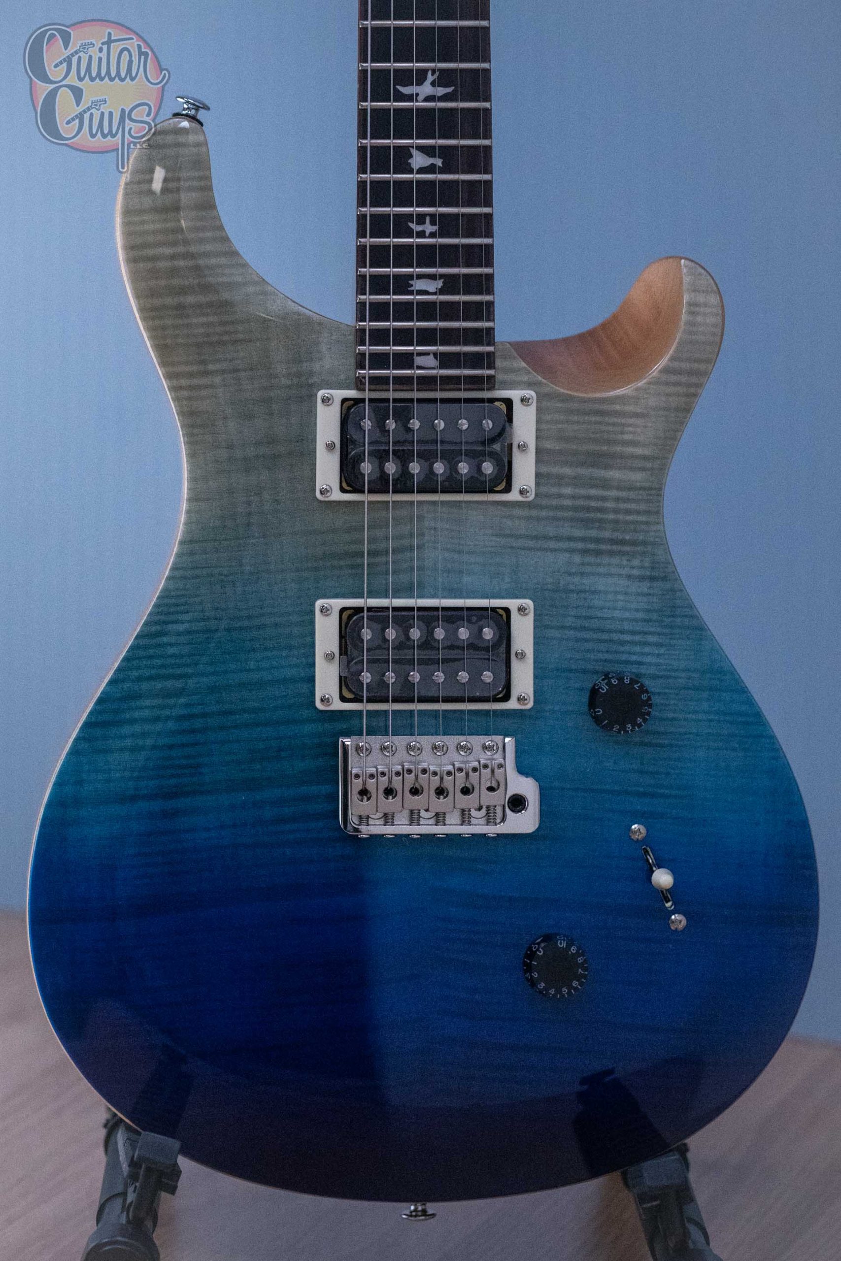 PRS SE Custom 24 Blue Fade - Image 4