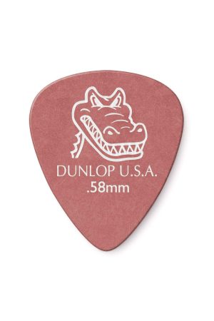 Dunlop Gator Grip Standard Red .58mm 12-Pack