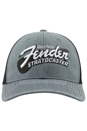 Fender Stratocaster Guitar Hat - Heather Grey