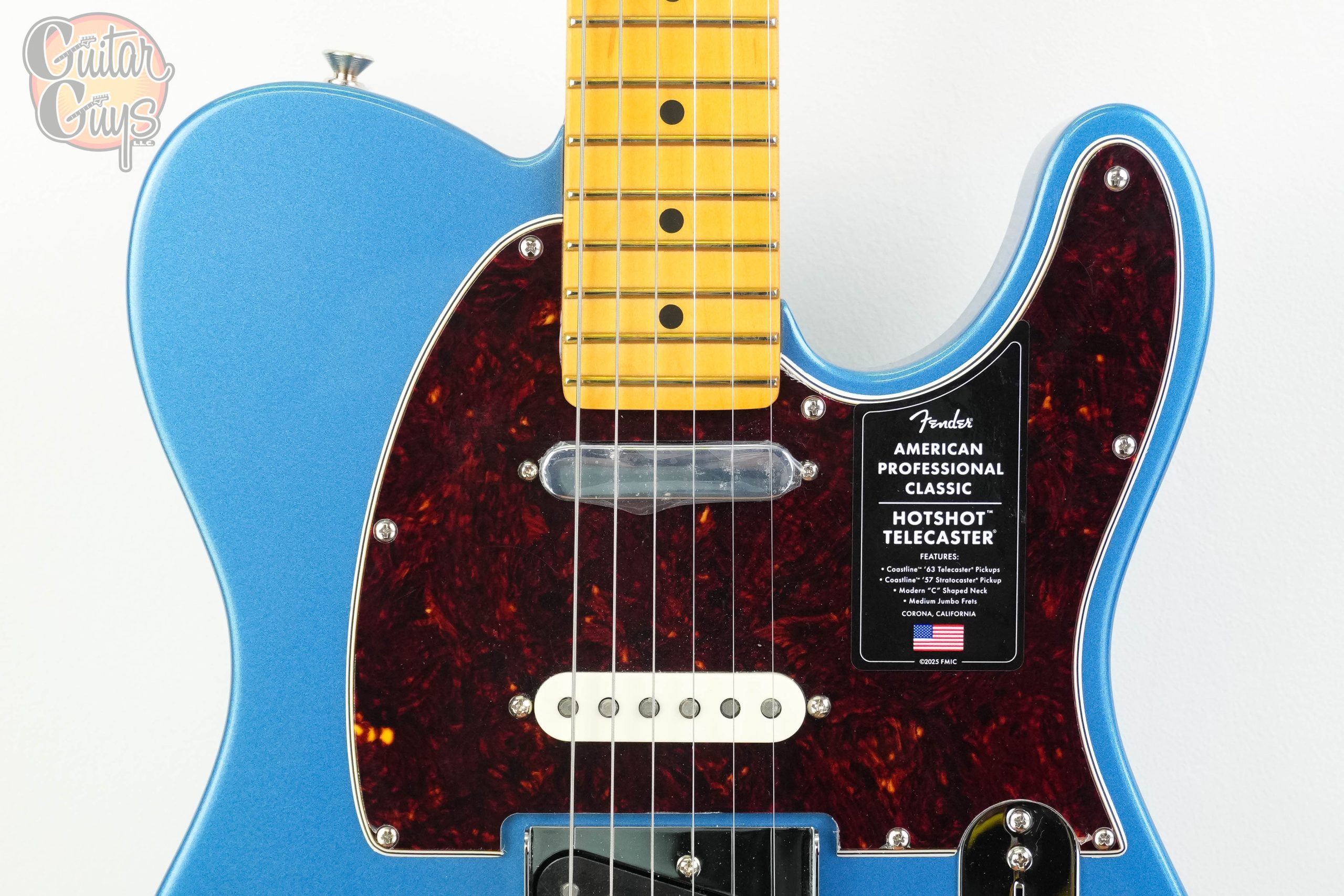 Fender American Professional Classic Hotshot Telecaster Faded Lake Placid Blue - Image 4