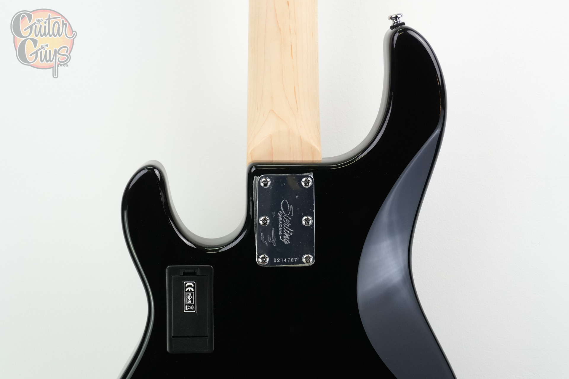 Sterling by Music Man Stingray Ray 5 5-String Bass Black - Image 6