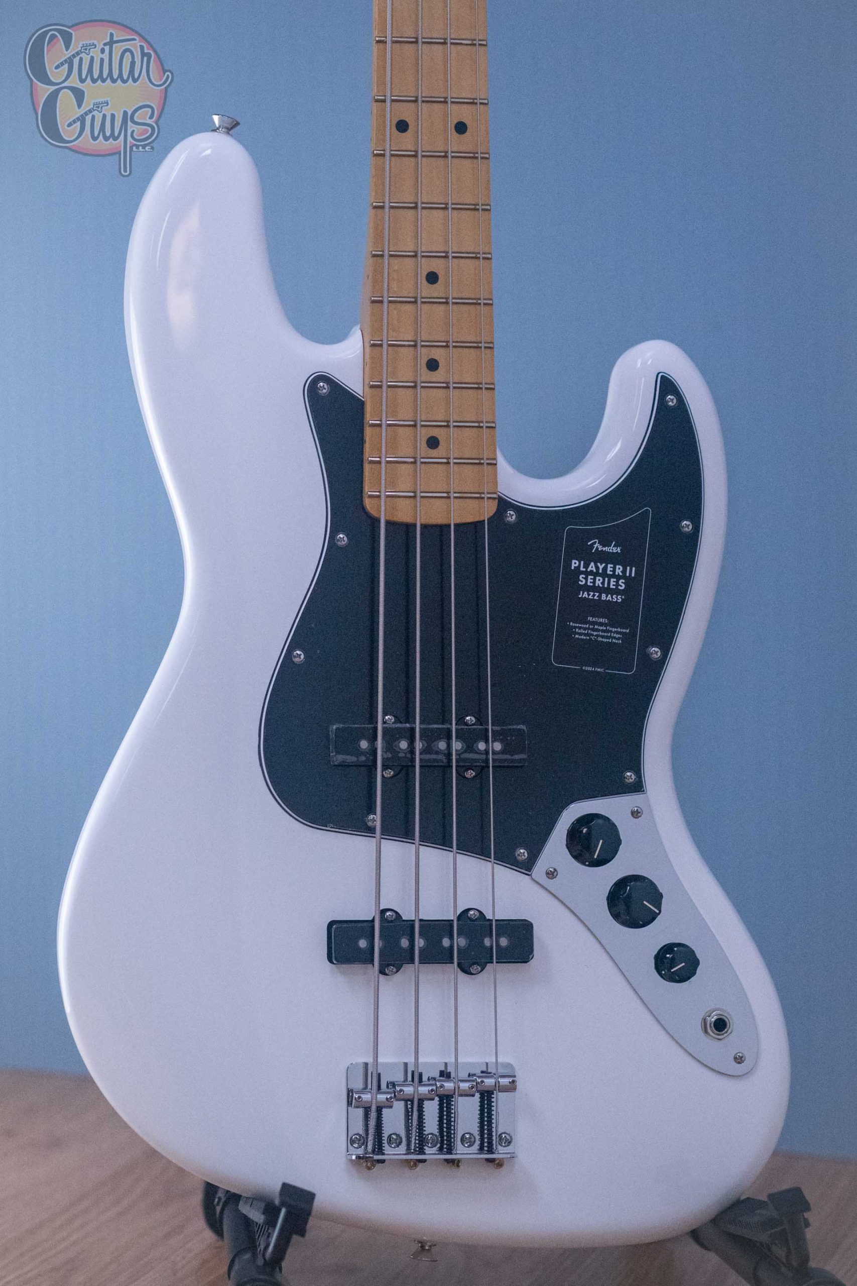 Fender Player II Jazz Bass Polar White - Guitar Guys